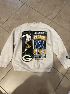 Vtg Green Bay Packers NFC Champions NFL Starter Youth 18-20 ‘97 Some Stains JH6 - Picture 1 of 5