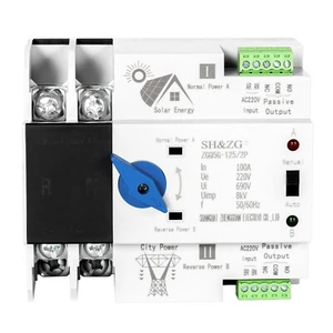 ZGQ5G-100A/2P Dual Power Auto-Umschalter 220V für Photovoltaik - Störungsfrei - Bild 1 von 15