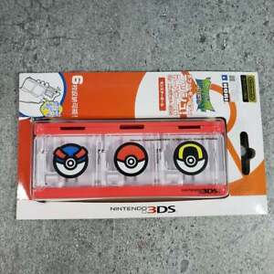 HORI Pokemon push Card Case 6 for Nintendo 3DS monster ball 3DS