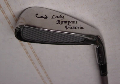g7 NOS 1990's Slotline LADY RAMPANT VICTORIA 3-PW Graphite Shaft RH PETITE - Image 1 of 4