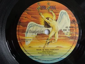 BAD COMPANY - ROCK 'N' ROLL FANTASY 1979 7" VINYL SINGLE. SSK 19416. - Picture 1 of 2