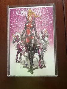 Female Force:Taylor Swift Taylorpool #1 Purple Virgin Variant Tyndall 67/500 COA - Picture 1 of 6