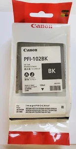Cartucho de tinta original Canon PFI-102BK - 130 ml - negro - 2016.10 - Imagen 1 de 2