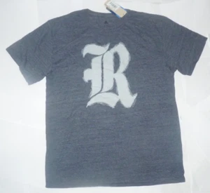 NEW ADIDAS NCAA Rice Owls T Shirt Men L Large DOUBLE LOGO -BIG LOGO Tri blnd NWT - Picture 1 of 2