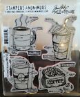 Stampers Anonymous Tim Holtz Rubber Cling Stamps Fresh Brewed Blueprint CMS232
