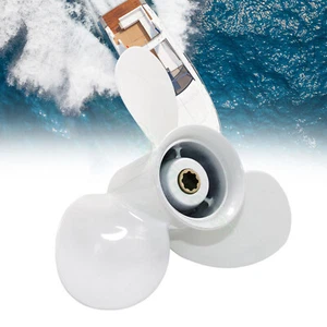 Outboard Propeller 9 1/4x10 For Yamaha 2/4-Stroke 9.9HP 15HP 20HP 8 Spline Tooth - Bild 1 von 7