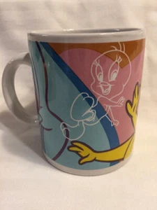 Taza grande de cerámica Warner Bros Looney Tunes TWEETY Bird de Gibson 1998 nueva con etiqueta - Imagen 1 de 7