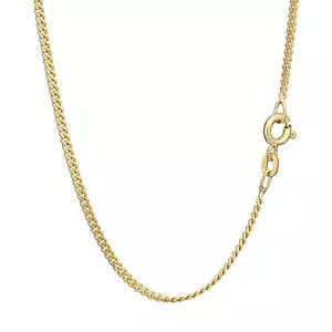 Panzerkette 585er Massiv gelb Gold Kette 5843, 50cm lang, 5,2g, 1,7mm Breit NEU - Bild 1 von 4