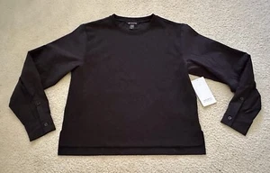 NWT Athleta Women’s Harlow Hybrid Black Top Size Small - Picture 1 of 6