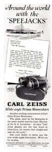 1924 Carl Zeiss Binoculars: With the Speejacks Vintage Print Ad - Picture 1 of 1