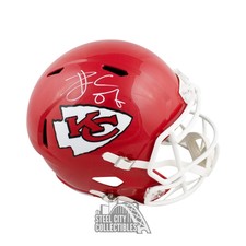 travis kelce autographed football