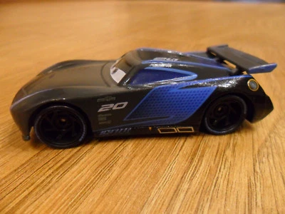 CARS 3 disney pixar JACKSON STORM  SCALA 1:55 NUOVO SFUSO RARO - Immagine 1 di 4