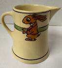 Antique Roseville Pottery Juvenile Creamware Bunny Single Handled Mug Cup Rare !