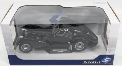 Finished Product Solido 1/18 BUGATTI TYPE 57SC ATLANTIC 1938 Black from JP 13963 - Image 1 of 4