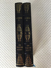 IVANHOE I & II BY SIR WALTER SCOTT FAUX LEATHER HARDBACK BOOKS HERON BOOKS