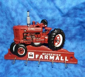 TRACTOR McCORMICK FARMALL IH ""H"" Hierro Fundido Montaje en Pared LLAVE UTILIDAD GANCHO 8" Largo - Imagen 1 de 4