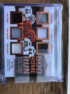 leaf in the game used! Bonds, Murray, Robinson, Mccovey