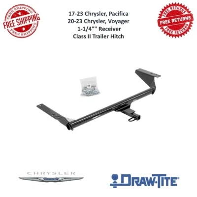 Прицепное устройство Draw-Tite 36798 класса II, 1-1/4 дюйма подходит для Pacifica и Voyager - Изображение 1 из 4