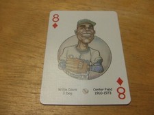 2005 Hero Decks Los Angeles Dodgers Playing Card -Willie Davis-