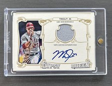 2017 Topps Gypsy Queen Mike Trout Jersey Auto /25 Los Angeles Angels