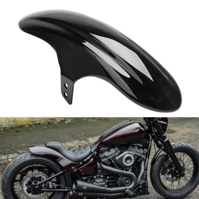 Short Front Mudguard Fender Fit For Harley Softail Street Bob FXBB 2018-2022 21 Foto 1 de 4