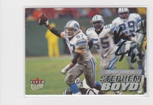 KYWIN SUPERNAW DETROIT LIONS #29 1998-2001 INDIANA AUTOGRAPHED CARD RARE - Picture 1 of 1
