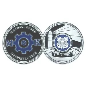 USCG COAST GUARD MACHINERY TECH MK 1,75" CHALLENGE COIN - Bild 1 von 1