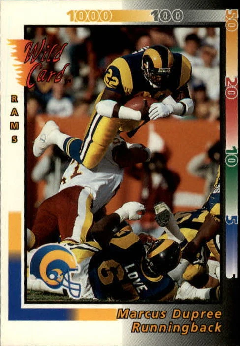 1992 Wild Card Football (Pick Card From List) C129 11-22 - Image 1 of 1