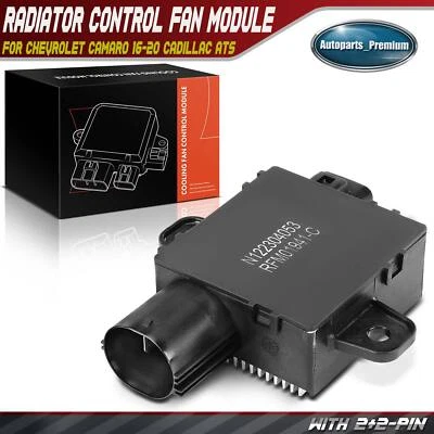 Engine Radiator Control Fan Module for Chevrolet Camaro 2016-2020 Cadillac ATS - Image 1 of 4