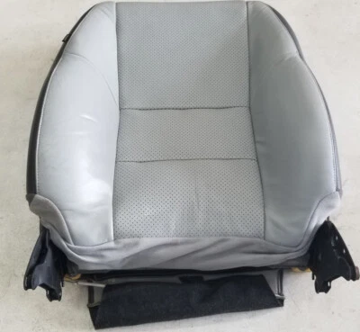 Jaguar S-Type 2003 a 2008 cojín trasero asiento pasajero delantero derecho dos tonos gris Foto 1 de 4