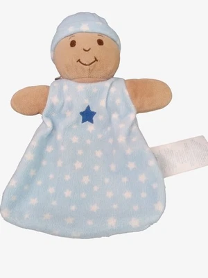 Babies R Us Bebé Azul Niño Lovey Manta de Seguridad Muñeca de Peluche Estrellas Vellón Plana Foto 1 de 4