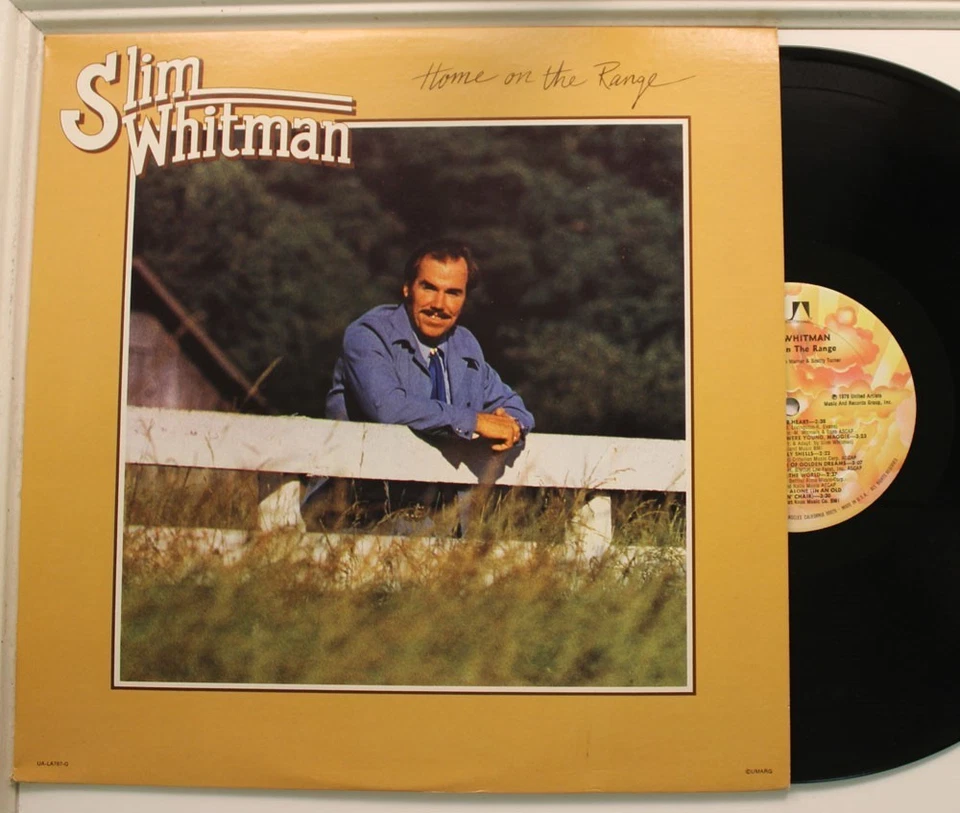 Slim Whitman Lp Home On The Range On Ua - Vg - Image 1 of 1