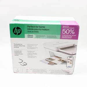 HP DeskJet 4255e Wireless All-In-One Printer In White 588S6A#B1H - Picture 1 of 6