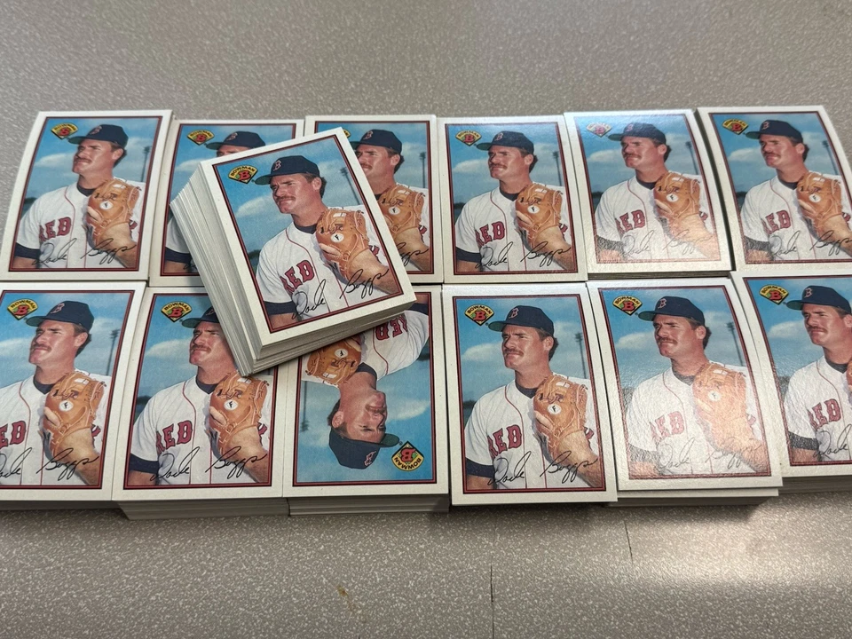 600 1989 Bowman WADE BOGGS #32 juego de fábrica calificable lote nuevo Foto 1 de 1