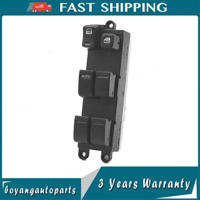 Interruptor de ventana eléctrica delantero izquierdo Nissan Sentra 2002 2003 2,5 L L4 254015M000 EE. UU. Foto 1 de 4