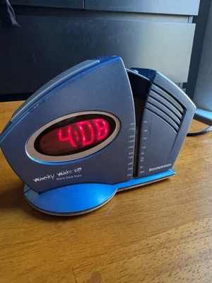 VTG Retro 90’s Wacky Wake Up Alarm Clock Soundesign Blue 3131L Tested & Working! - Image 1 of 4