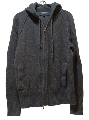 Толстовка с капюшоном мужская Banana Republic шерсть мериноса на молнии S итальянская Filpucci капсула наслоение - Изображение 1 из 4