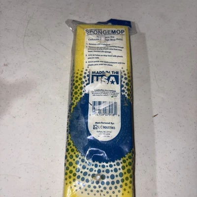 Repuesto de esponja de celulosa tipo G amarillo de larga duración - Hecho en EE. UU. Foto 1 de 2