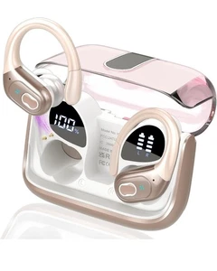 Wireless Earbuds 75Hrs Bluetooth 5.4 Headphone Sport, 2025 Bluetooth Earbuds Ste - Picture 1 of 9