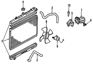 Genuine Nissan Radiator 21460-2Y603 - Picture 1 of 1