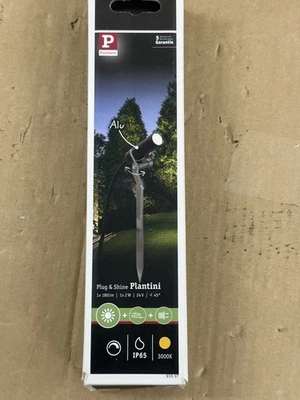 Paulmann Plug & Shine LED Spot Einzelspot mit Erdspieß IP65 1,4W 90 lm 3000 K Pl - Bild 1 von 4