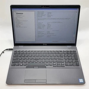 Dell Latitude 5500 Laptop Intel i5 8265U 1.60GHZ 15.6" FHD 16GB NO HDD/BATTERY - Picture 1 of 10