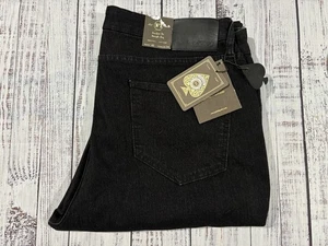 NEW Men’s Jack Of Spades Jeans Sz 40 X 30 Black Straight - Picture 1 of 11