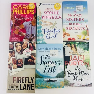 Lot of 6 Mixed Authors and Mixed Variety Paperback Lot Romance Books - Picture 1 of 6