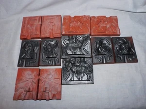 MENGE 6 - VINTAGE BLEI SPIELZEUG SOLDAT R&B GUMMIFORMEN - LOT #14A - Bild 1 von 7