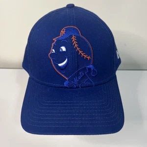 New York Mets New Era Monochrome MLB Logo Elements 39Thirty Fitted Hat Mr. Met - Picture 1 of 8