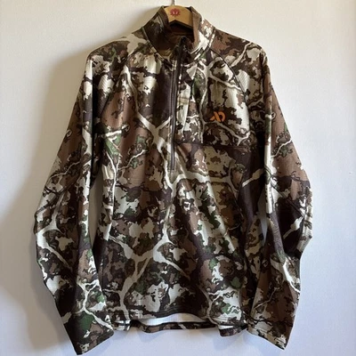 First Lite Klamath 1/4  Zip Waffle Thermal Pullover  Men’s Sz XL Fusion Camo - Image 1 of 4