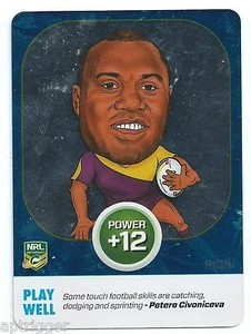 2015 NRL Power Play POWER PLUS Play Well (PC21) Petero CIVONICEVA - Picture 1 of 1