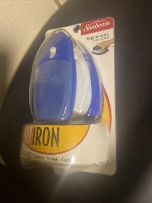 Nuevo modelo de hierro compacto Sunbeam Hot Trot 2008 vintage sin usar 2630 en paquete Foto 1 de 3