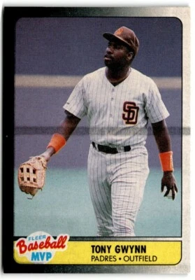 1990 Fleer Baseball MVP's Tony Gwynn San Diego Padres #16 - Image 1 of 2